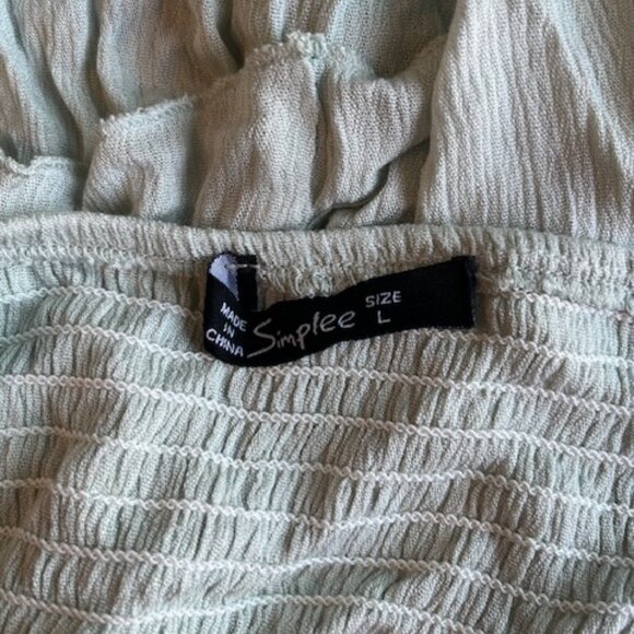 Sexy Fun Top ~ Light Pastel Green - Picture 7 of 7